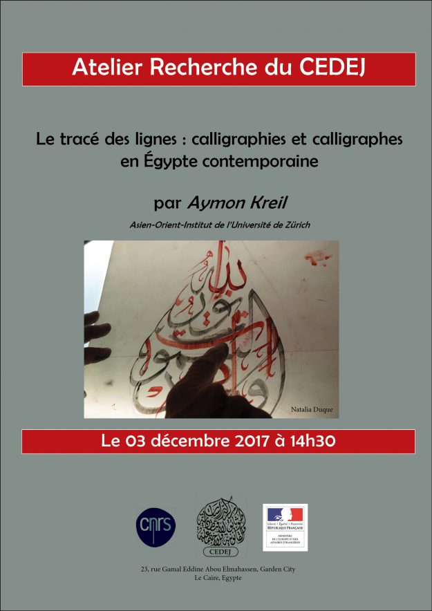 Affiche at.rech. Callig A.KREIL 2